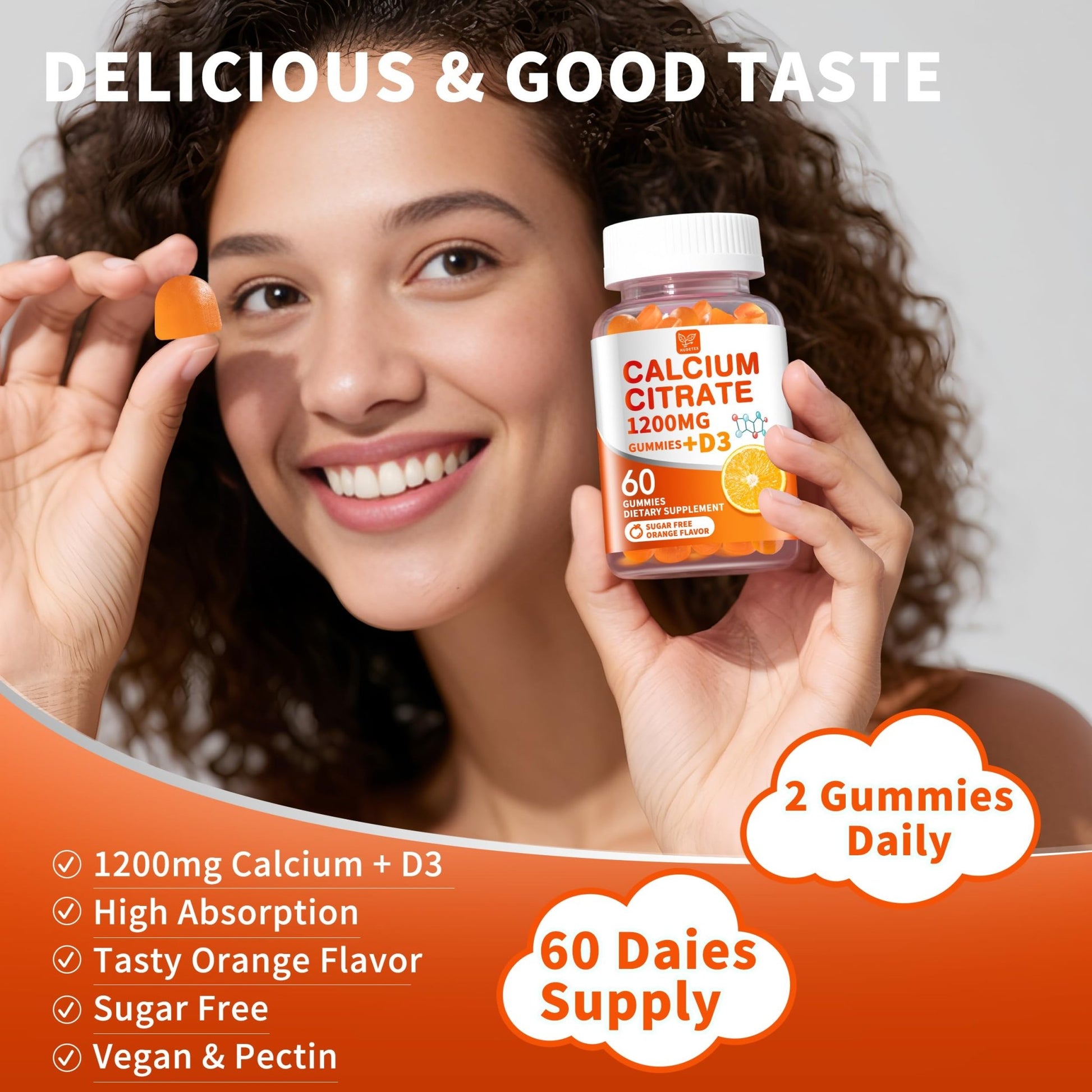 (2 Pack) Calcium Citrate 1200 mg with Vitamin D3 Gummies for Women & Men,Calcium Supplements for Bone & Teeth Support,High Absorption - Easy to Digest, - PrimeBioHealth - canada supplements