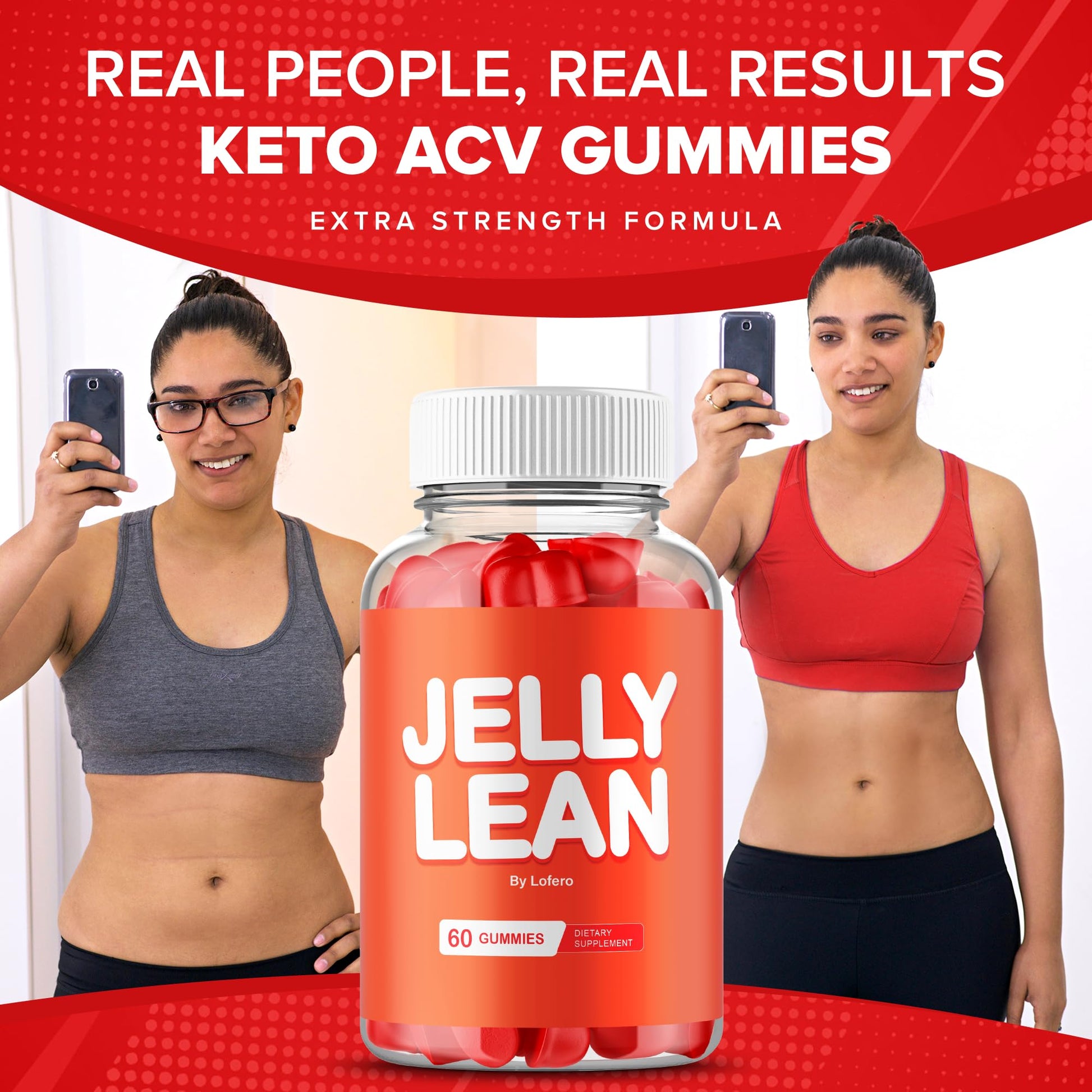 (2 Pack) Jelly Lean Gummies, JellyLean Gummys Loss Support Formula, Premium All-Natural Ingredients Advanced Maximum Strength for Overall Health & Wellness Supplement - PrimeBioHealth - canada supplements