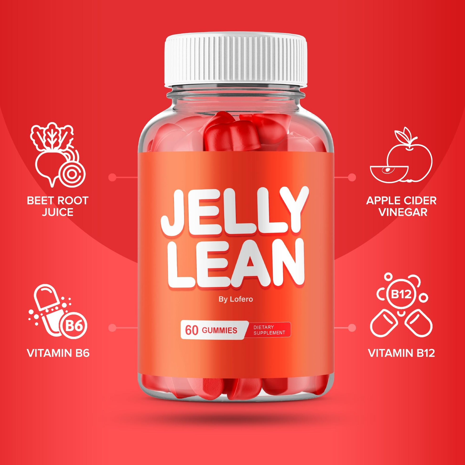 (2 Pack) Jelly Lean Gummies, JellyLean Gummys Loss Support Formula, Premium All-Natural Ingredients Advanced Maximum Strength for Overall Health & Wellness Supplement - PrimeBioHealth - canada supplements