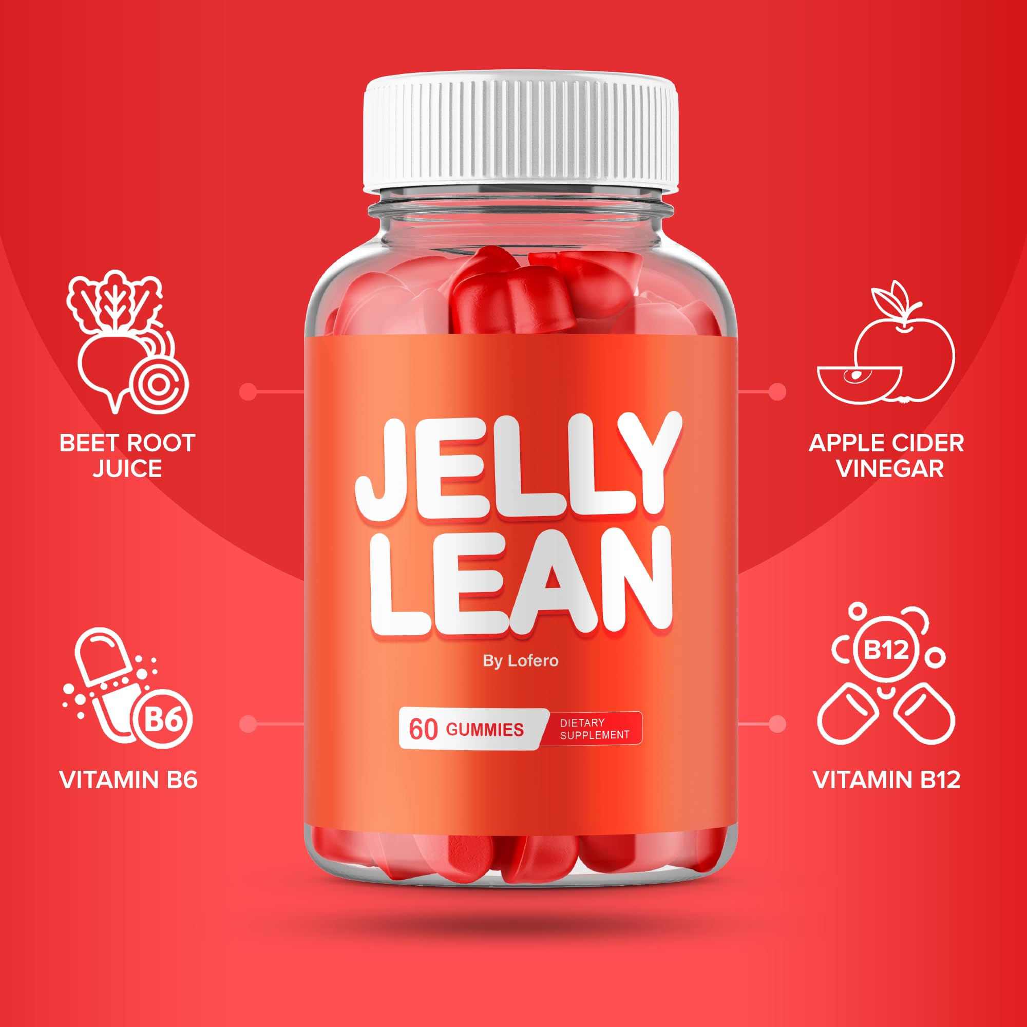 (2 Pack) Jelly Lean Gummies, JellyLean Gummys Loss Support Formula, Premium All-Natural Ingredients Advanced Maximum Strength for Overall Health & Wellness Supplement - PrimeBioHealth - canada supplements
