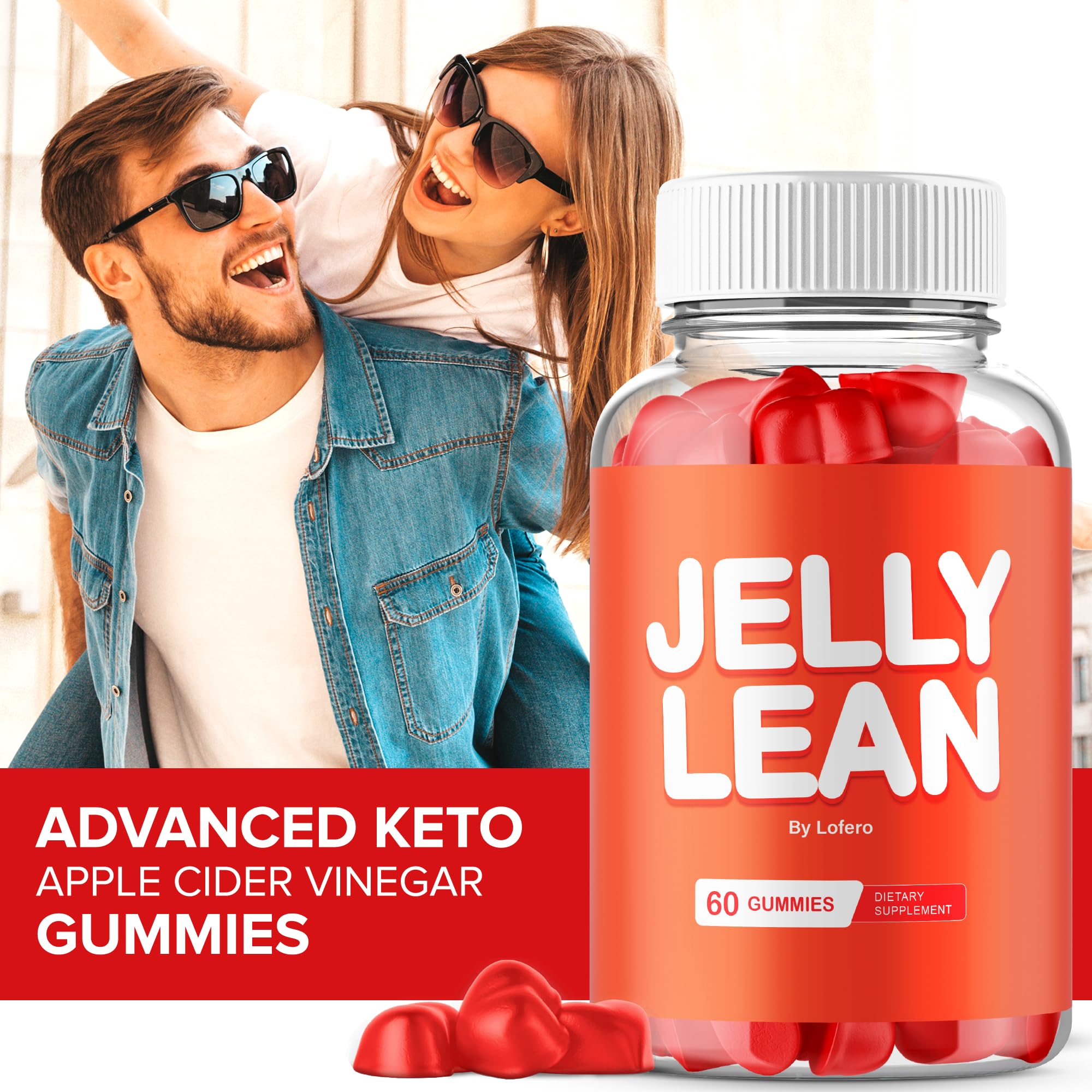 (2 Pack) Jelly Lean Gummies, JellyLean Gummys Loss Support Formula, Premium All-Natural Ingredients Advanced Maximum Strength for Overall Health & Wellness Supplement - PrimeBioHealth - canada supplements