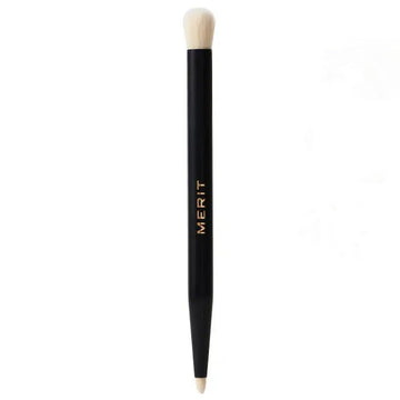 MERIT - Double-Sided Eyeshadow Brush - Dual-Ended Makeup Brush for Precise Application, Blending, and Smooth Pigment Distribution - Soft Synthetic, Vegan & Travel-Friendly GenericBuy Supplements Australia