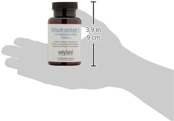 Lithium Orotate 5mg + Tri-Magnesium Threonate, Taurinate, Malate + Glycine + Vitamin E, 60 Vegetarian Capsules