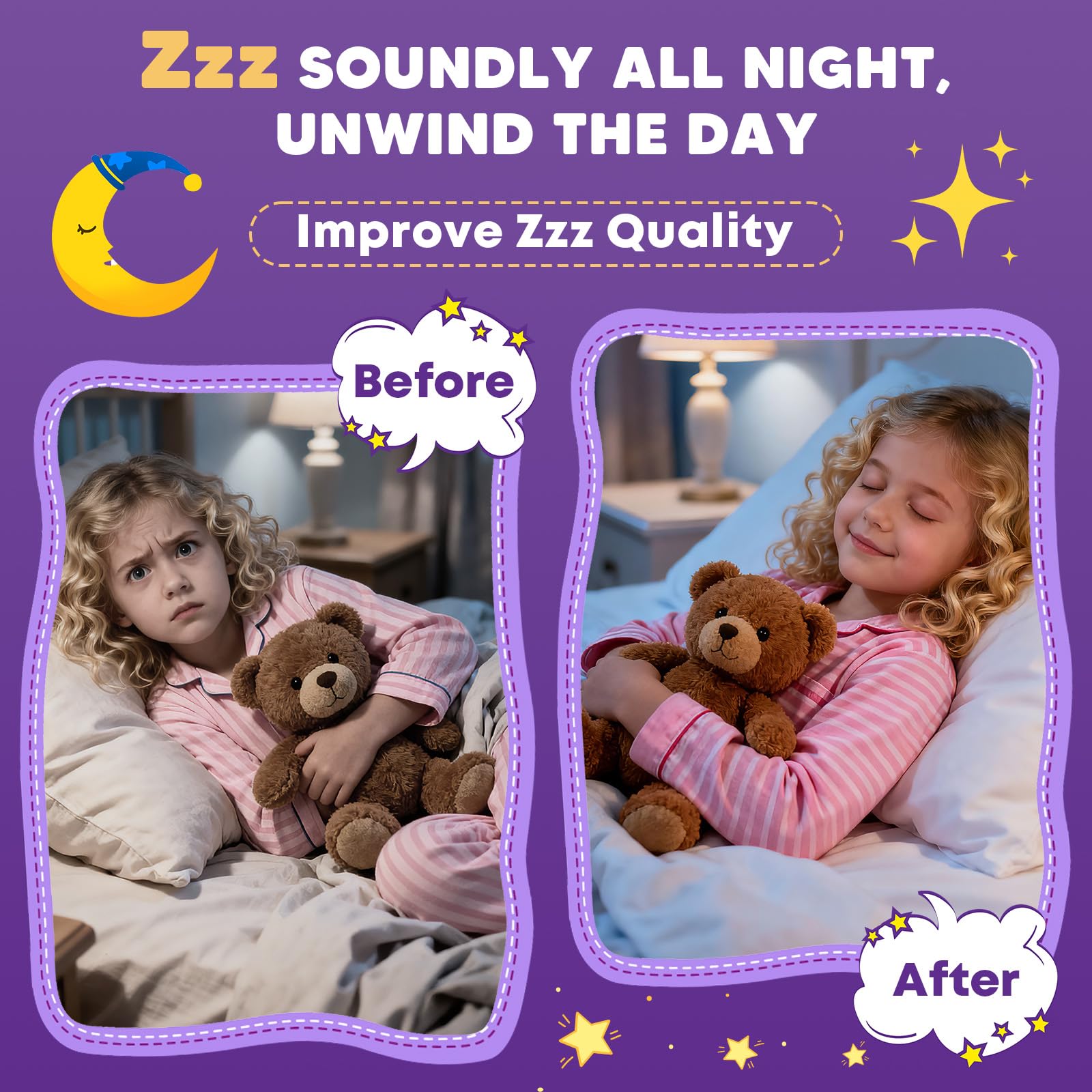 (2Pack) Sugar Free Magnesium Glycinate Gummies for Kids & Adults - Zzz Support, Relaxation & Cognition Support, 200/400mg Magnesium Gummies with L-Theanine, - PrimeBioHealth - canada supplements
