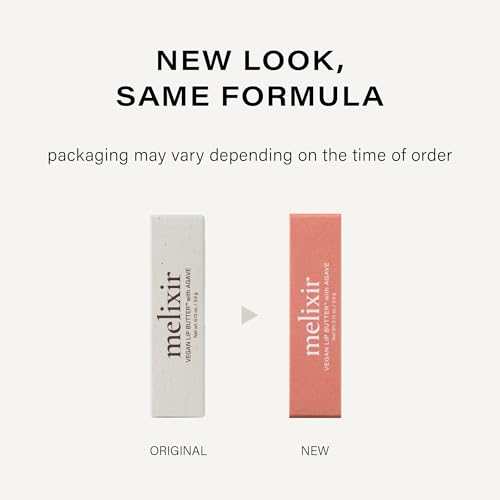Melixir Vegan Lip Butter (12 Colors), Hydrating Tinted Lip Balm Stick, Bee-Free, Petrolatum-Free, Plant-Based, Moisturizes Dry & Chapped Lips With Shea Butter, Sheer, Natural Finish - #18 Vintage Red MelixirBuy Supplements Australia
