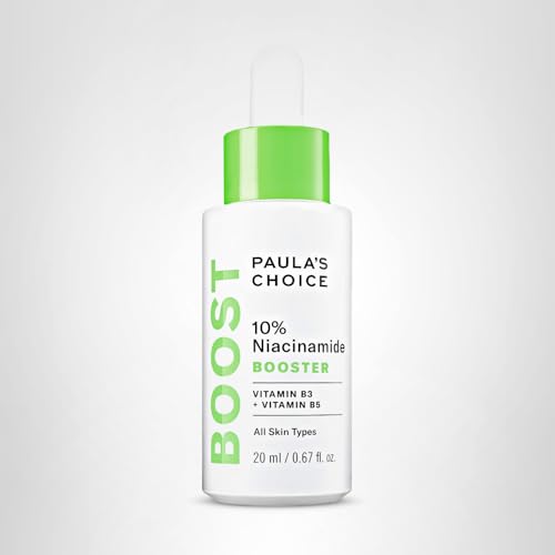 Paula's Choice BOOST 10% Niacinamide Face Serum Booster, Facial Serum with Vitamin B3, Vitamin C & Licorice Extract Serum, Pore Minimizer, All Skin Types, Fragrance-Free, 0.67oz Paula's ChoiceBuy Supplements Australia