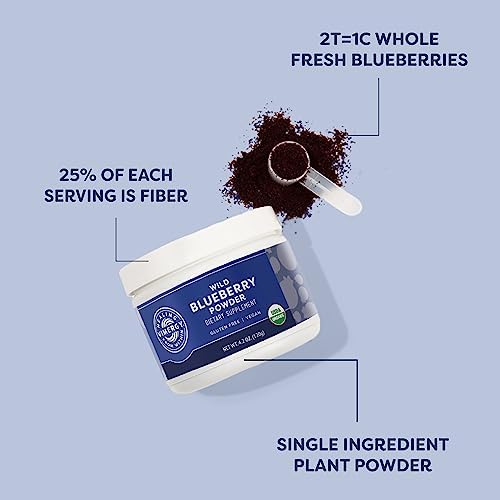 Vimergy Wild Blueberry Powder (120g) & Atlantic Dulse Liquid (55mL) Bundle