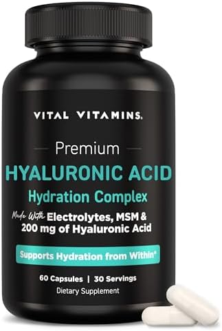 Vital Vitamins Hyaluronic Acid Complex 60 ct + Astaxanthin 60 ct