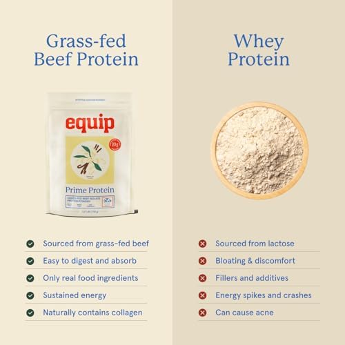 Equip Foods Prime Protein Powder Strawberry & Prime Protein Powder Vanilla