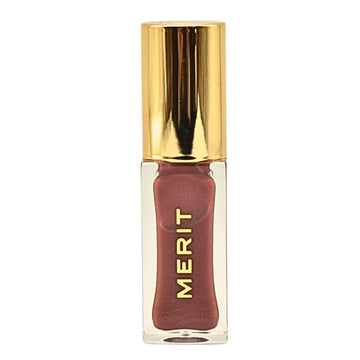 Merit Shade Slick Hydrating Tinted Lip Oil – Twin Set Mauve | Vegan Lip Gloss with Rosehip, Shea & Jojoba Oils for Moisturizing High-Shine Color MeritBuy Supplements Australia