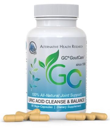GC® GoutCare: Uric Acid Control | Uric Acid Prevention | Joint Health Supplement | Joint Relief | with Turmeric, Celery Seed Extract, Milk Thistle and More | 90 Capsules per Bottle | Non-GMO Alternative Health Research LLCBuy Supplements Australia