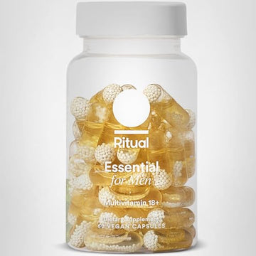 Ritual Men’s 18+ Daily Multivitamin - Key Essential Vitamins and Minerals to Support Energy, Muscle, Heart, Brain Health* - Including Zinc, D3, B12, A, K2
