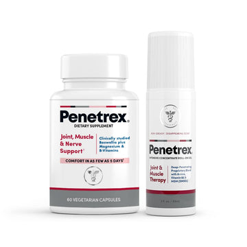Penetrex Joint, Muscle and Nerve Support Supplement with 3 oz Joint & Muscle Therapy Roll-On Gel PenetrexBuy Supplements Australia