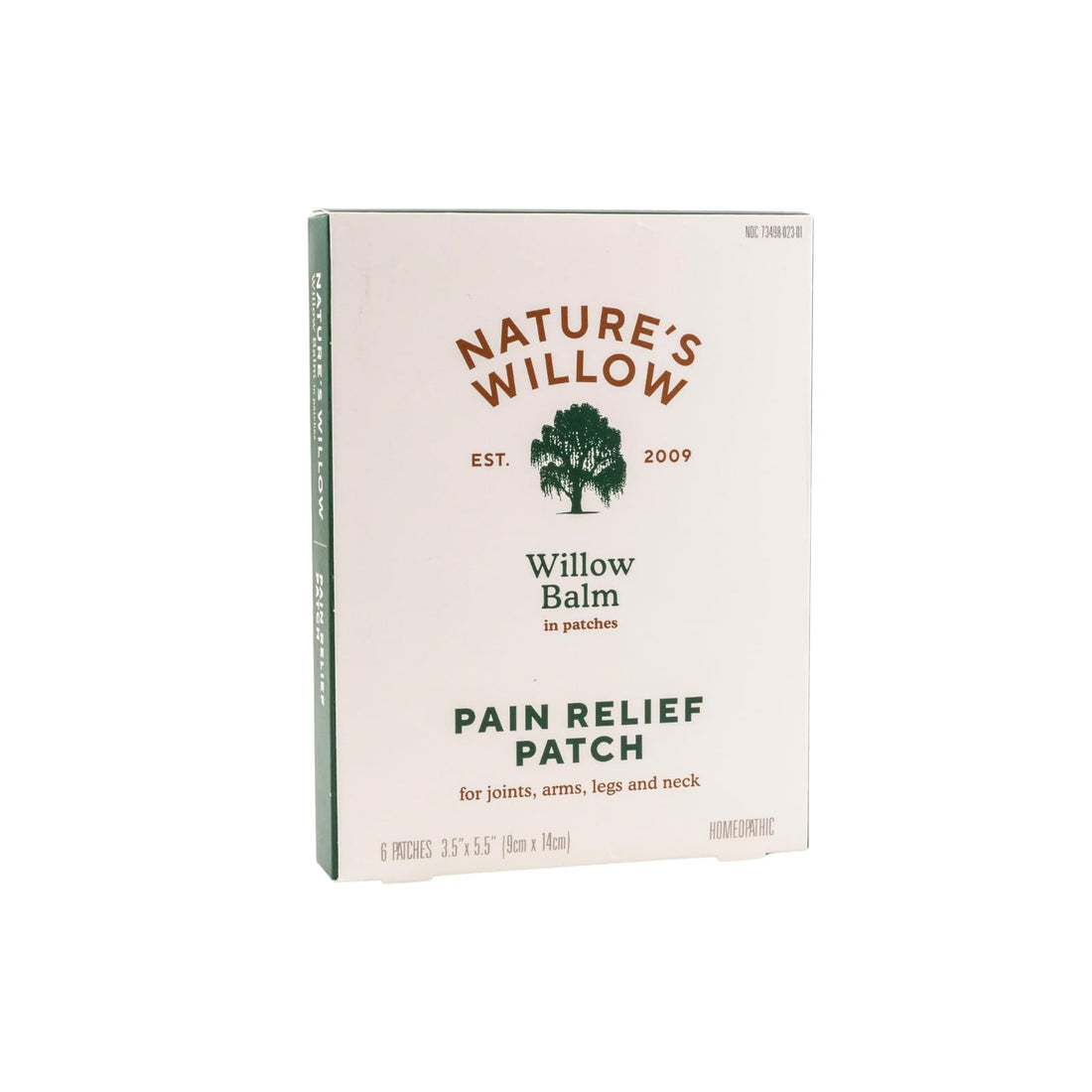 Nature's Willow Relief Patches – Fast-Acting, Plant-Based Topical Solution to Help with Sore Muscles & Joints | 6 Patches per Pack | 1-Pack Nature's WillowBuy Supplements Australia