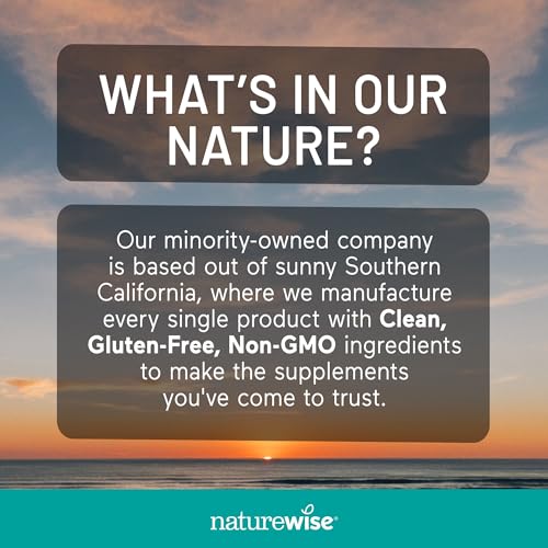 NatureWise multivitamin and minerals supplement bottle on a white background