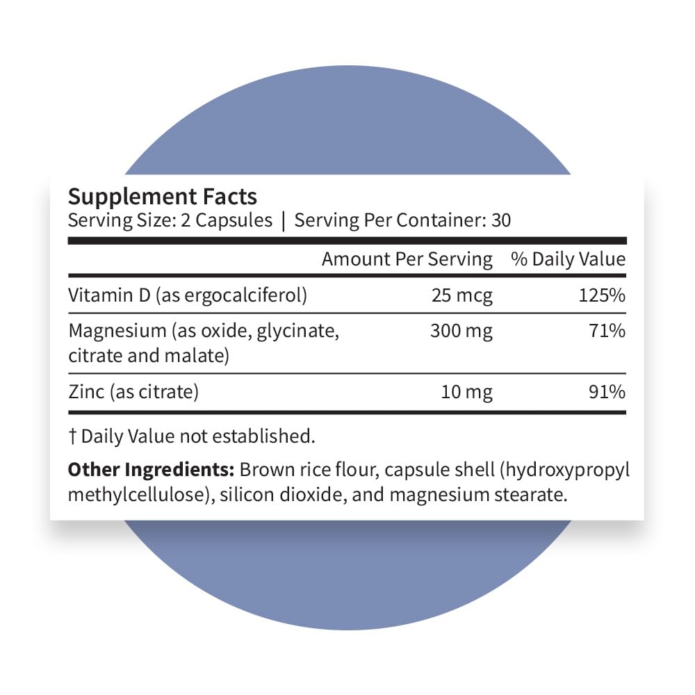 Supplement bottle labeled 'Magnesium Complex' by Pattern Wellness on a white background