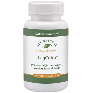Native Remedies Leg Calm for Rested Legs and Limb Comfort at Night, 60 Veggie Caps Native RemediesBuy Supplements Australia