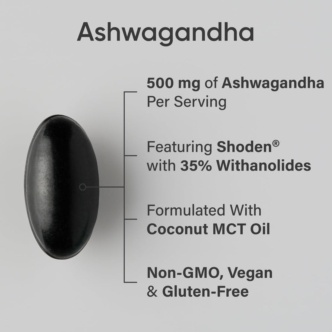 Sports Research® Ashwagandha Softgels with Coconut MCT Oil - Natural Ayurvedic Adaptogen Made with Shoden® Ashwa for Relaxation, Calm & Sleep Support - Gluten Free & Vegan Friendly - 120 Count Sports Research buy supplements Au