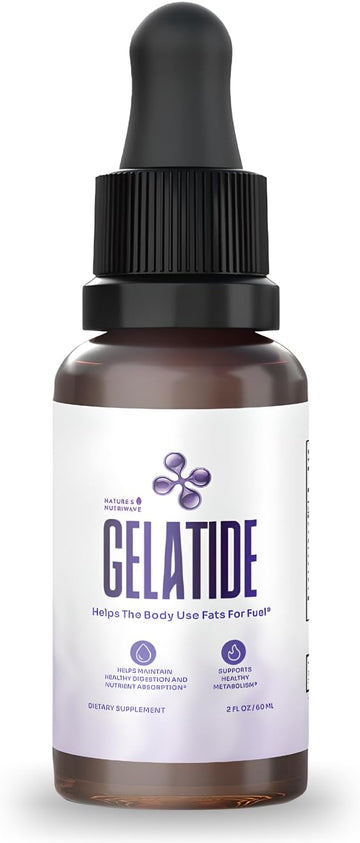 Gelatide Drops – Maca, Grape Seed & Chromium – 2 fl oz, 1 Month Supply | Also includes herbal blend with Maca, Grape Seed Extract & Chromium | Non-GMO, Stimulant-Free, Made in USA