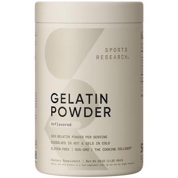 Sports Research Gelatin Collagen Cooking Powder - Sourced from Pasture Raised Cows | Great for Cooking and Baking - Certified Keto Friendly and Non-GMO Sports Research buy supplements Au