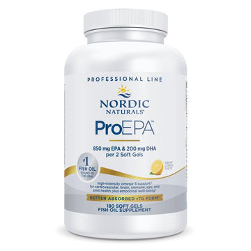 Nordic Naturals ProEPA, Lemon - 180 Soft Gels - 1210 mg Omega-3 - High-Intensity EPA Formula for Healthy Mood, Heart Health & Cellular Function - Non-GMO - 90 Servings Nordic NaturalsBuy Supplements Australia