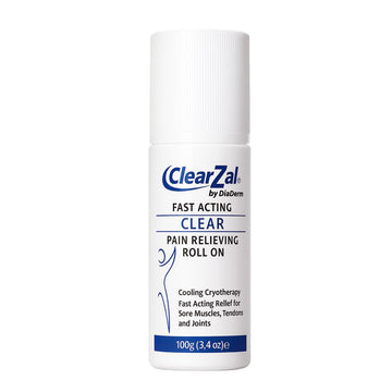 ClearZal Fast Acting Clear Pain Relieving Roll On Cooling Relief of Joint Pain, Muscle Pain, Muscle Soreness, and Swelling from Bruises or Injury - Non-Greasy - Homeopathy, 3.4oz Made in USA ClearzalBuy Supplements Australia