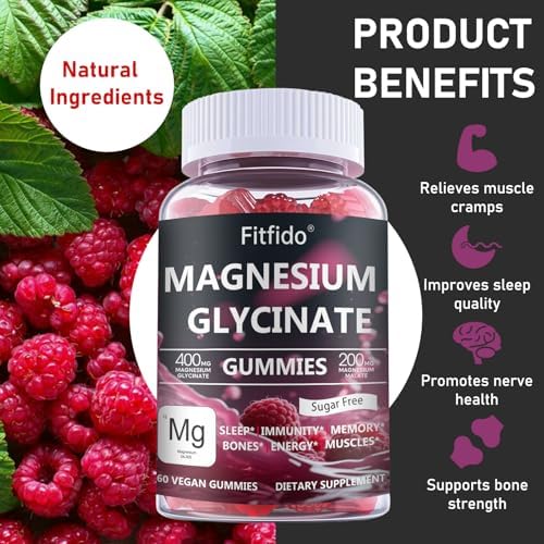 Creatine Monohydrate Gummies 5000mg + Magnesium Glycinate 400mg – Support for Muscles, Strength & Wellbeing – Vegan, Sugar Free, 2-Pack Supplement Bundle