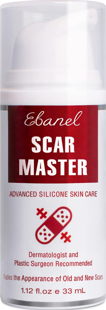 Ebanel Silicone Scar Gel with Allantoin, Emu Oil, Vitamin E and Onion Extract, For Old & New Scars from Surgeries, C-Section, Injuries, Burns & More