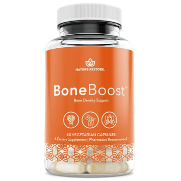 Nature Restore BoneBoost, Natural Bone Health Supplement, 60 Capsules, Manufactured in USA, Non GMO, Gluten Free Nature RestoreBuy Supplements Australia
