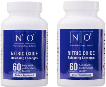N1O1 Nitric Oxide Lozenges Supplement, 120 Count, 60-Day Supply | Developed by Dr. Nathan S. Bryan; Orange Flavor; Dissolvable Lozenges; Daily Nitric Oxide Support