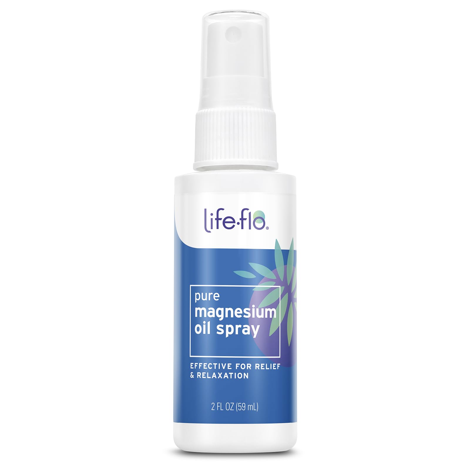 LIFE-FLO Magnesium Oil for Feet and Body - Topical Magnesium Spray Soothes Muscles, Joints When Massaged Into the Skin - Doubles as a Deodorant Spray or Bath Oil, Hypoallergenic, 8 Fl Oz