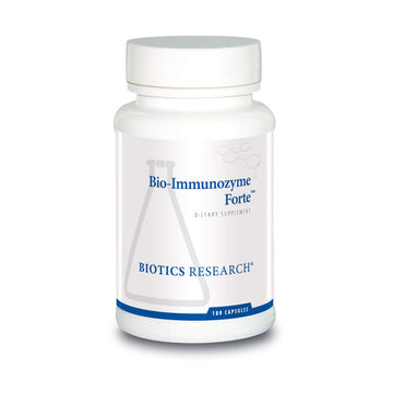 BIOTICS RESEARCH Bio Immunozyme Forte Multivitamin, Echinacea, Cayenne Pepper, Lactobacillus acidophilus, Botanicals, Probiotics, Amino Acids, Organs/Glandulars for Immune System Health 180 Capsules BIOTICS RESEARCHBuy Supplements Australia