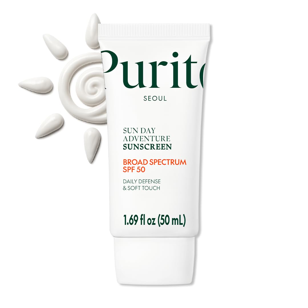 PURITO Korean Sunscreen SPF 50 | Lightest Texture, No White Cast, Broad Spectrum UVA/UVB | Oil-Free, Vegan, For All Skin Types | Daily Lightweight Sun Protection | Korean Skincare, 50mL 1.69 fl.oz PURITOBuy Supplements Australia