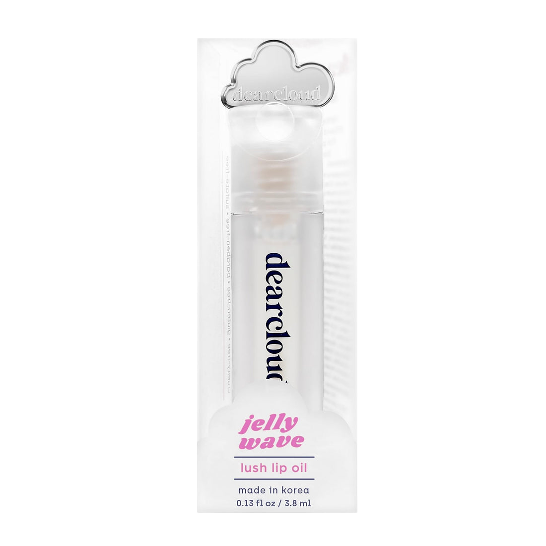 dearcloud Jelly Wave Lush Lip Oil – Clear Lip Gloss and Lip Gloss for Women - Korean skincare essential – Lip Oil for Women with Collagen - Diamond (0.13 oz) dearcloudBuy Supplements Australia