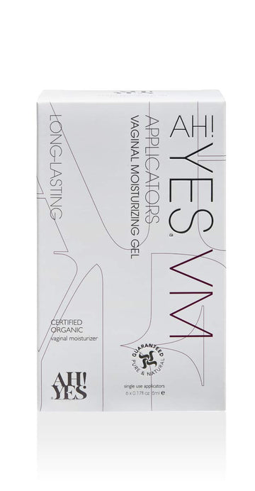 AH! YES® Long Lasting Vaginal Moisturizer for Vaginal Dryness, Water Based & Estrogen-Free, 6 Pre-Filled Applicators AH! YES buy supplements Au