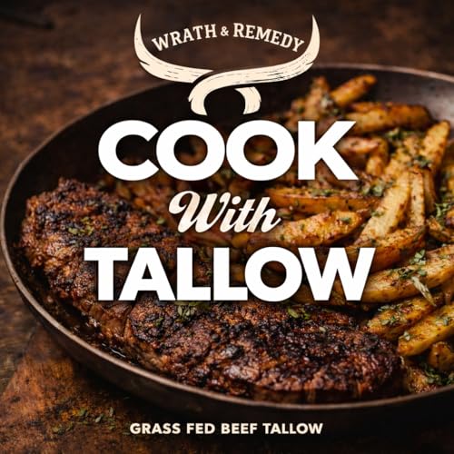 Wrath & Remedy Bundle of Grass Fed Beef Tallow (14 OZ) & Unscented Whipped Tallow Honey Balm (4 OZ)