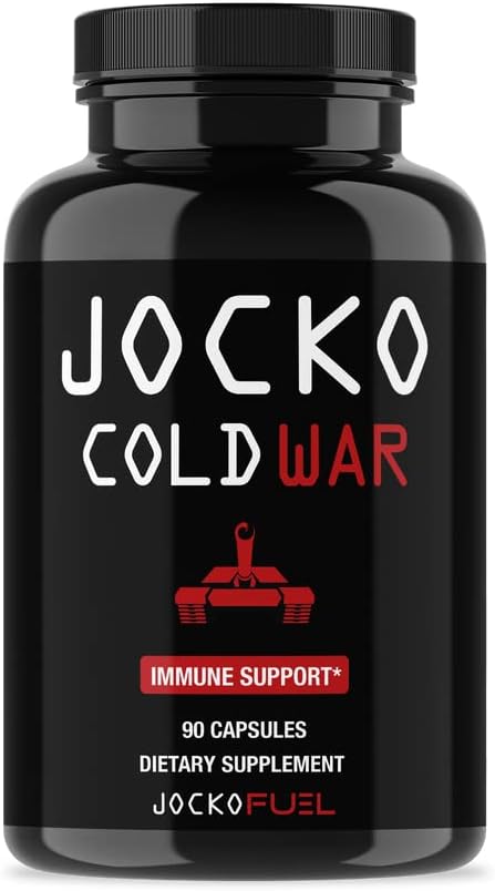 Jocko Fuel Cold War and Omega 3 Krill Oil Supplement Bundle