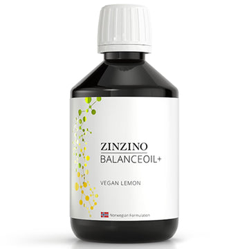 Zinzino - BalanceOil+ Vegan Lemon, Synergistic Blend with Marine Micro-Algae, Olive Oil, Ahiflower Seed Oil, Vegan Vitamin D3-300 ml ZINZINOBuy Supplements Australia
