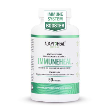ADAPTOHEAL - Immuneheal – Adaptogen, Immune System Booster Supplement with Schisandra Chinensis, Ginseng and Mushroom Extract (90 Capsules) ADAPTOHEALBuy Supplements Australia