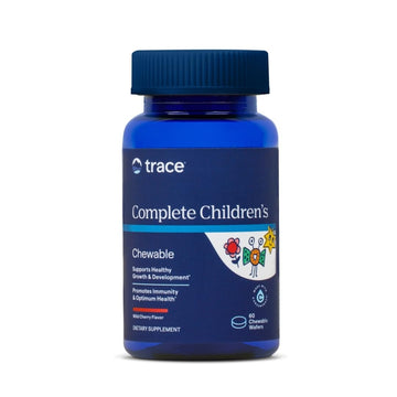 Trace Minerals Complete Children's Chewable - Gluten-Free Multivitamin for Kids - Chewable Multivitamin Supplement to Support Health & Development - 60 Chewable Wafers (30 Servings) Trace MineralsBuy Supplements Australia
