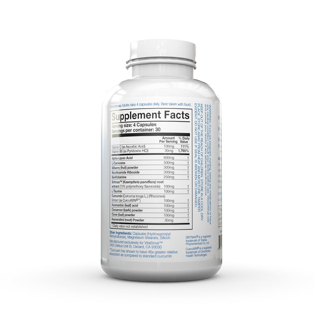 Supplement bottle labeled 'Ageless Defense' on a white background