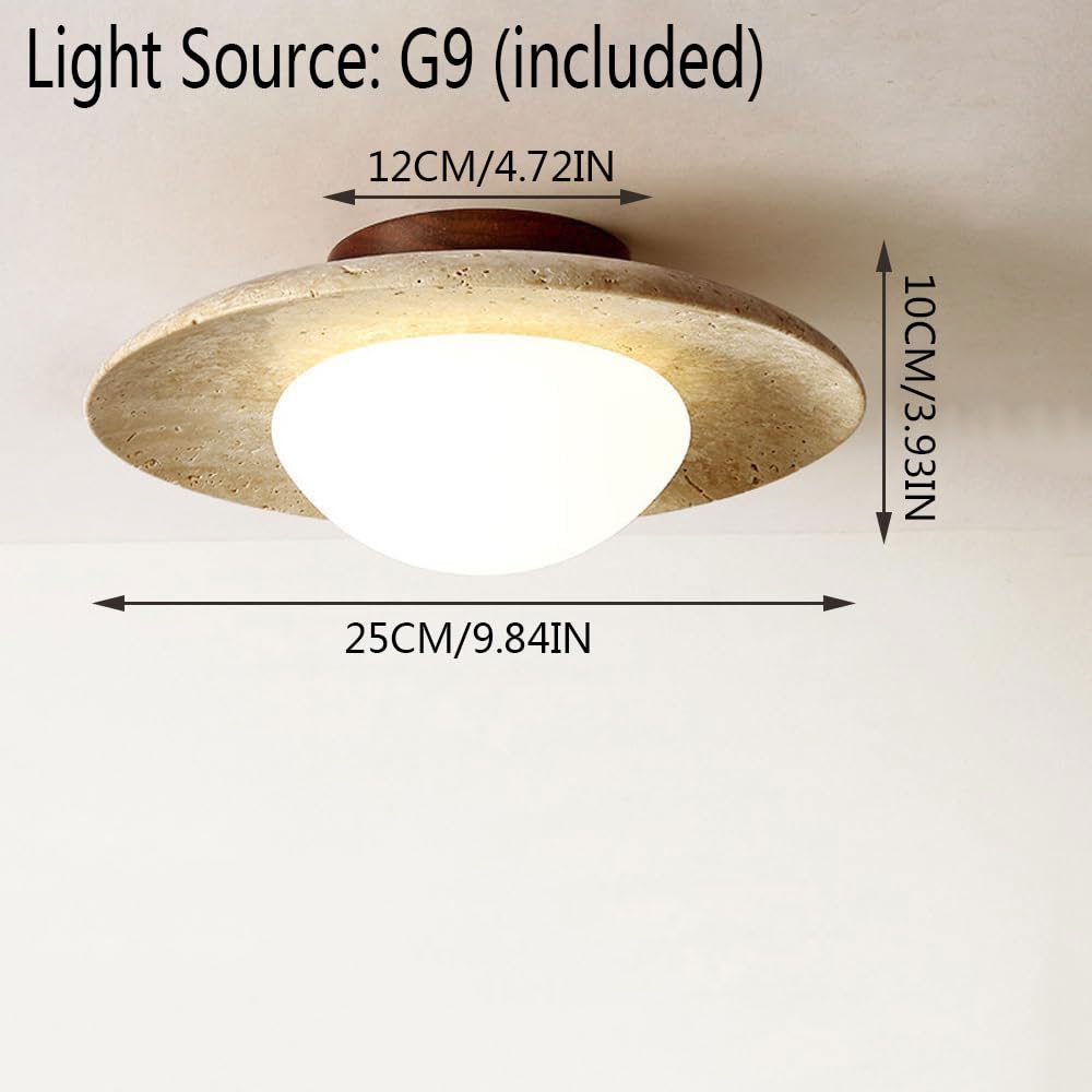 Mid Century Decoration Modern Semi Flush Mount Ceiling Light White Glass Light Fixture Nordic Natural Stone Marble Vintage Farmhouse Hallway Ceiling Light for Kitchen Balcony Bathroom CADPCAGBuy Supplements Australia