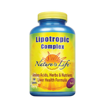 Nature's Life Lipotropic Complex | Comprehensive Support for Healthy Liver Function | with Choline & Inositol | Non-GMO | 180 Vegetarian Tablets Nature's LifeBuy Supplements Australia