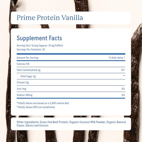 Equip Foods Prime Protein Powder Unflavored & Prime Protein Powder Vanilla
