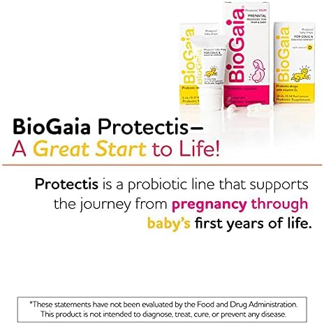 BioGaia Protectis Mum | Prenatal Probiotic | Mom & Baby Digestive Health | Helpful for Mom & Baby | Support Baby's Developing Digestive & Immune Health | Boost Mom's Immune Defenses & Digestive Health