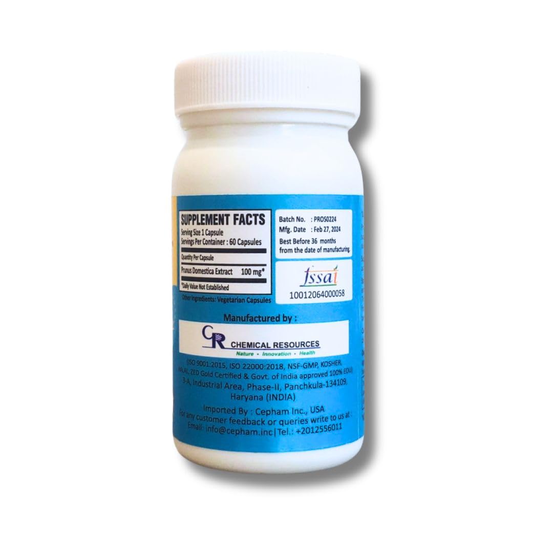 Supplement bottle labeled 'PROSMAN' on a white background