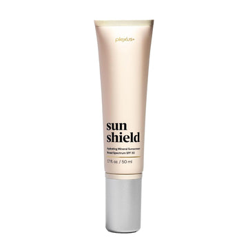 Plexus Sun Shield™ Mineral SPF 30 Face Sunscreen | Hydrating Matte Daily Moisturizer + Broad Spectrum SPF | Non-Greasy Formula with Zinc Oxide, Ceramides & HA