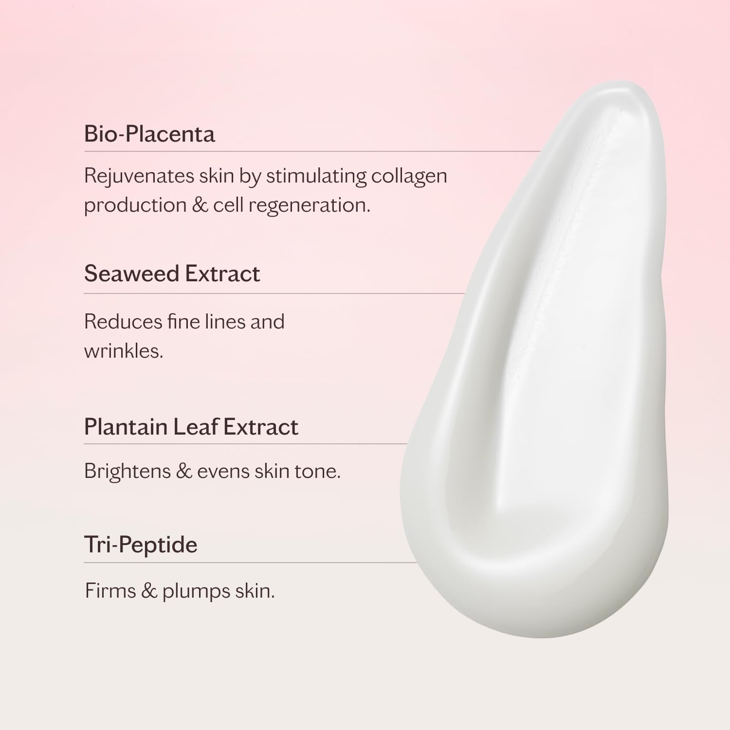 MZ SKIN Reviving Bio-Placenta & Stem Cell Serum, Night Treatment for Powerful Rejuvenation, With Peptides, Squalane & Hyaluronic Acid, Perfect For Anti-Aging, Wrinkles & Fine Lines, 1.01 fl oz