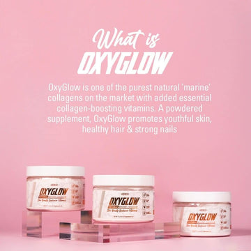 EHP Labs OxyGlow Marine Collagen Peptides Powder, Unflavored, 30 Servings | Hydrolyzed For Fast Absorption. Supports Skin Elasticity & Firmness, Stronger Hair And Faster Nail Growth. Mixes Clear.