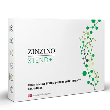 Zinzino Xtend + - Multi Immune Supplement - Essential Vitamins, Minerals & Vitamin C for Immune Support, Energy & Focus - 60 Capsules ZINZINOBuy Supplements Australia